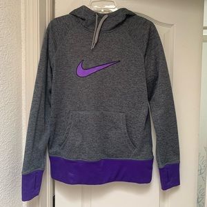 Nike hoodie with finger holes